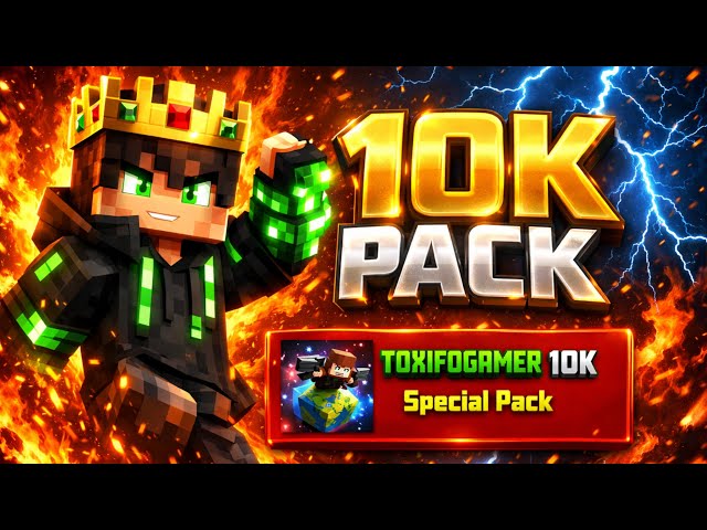 ToxiFoGameR 10k Special Texture Pack For Minecraft Java And PE