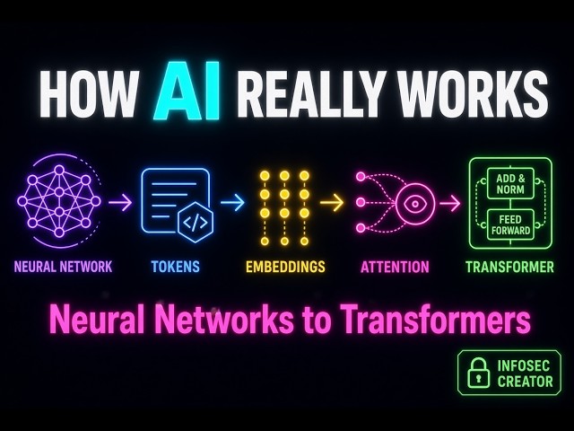 AI Explained Simply: From Neural Networks to LLM (Transformer) #ai #aiexplained  #neuralnetworks