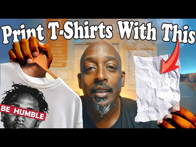 Print T-shirt WIth A Piece Of Paper?! Sublimation