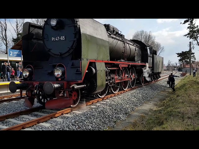 Stoi na stacji lokomotywa ... Parowóz w Helu. 14.04.2018 r.