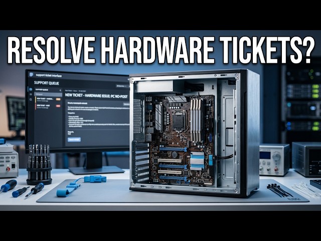 CompTIA | Lab 4.4 Resolve PC Hardware Support Tickets | Managing and Maintaining PC's: A+ part 1