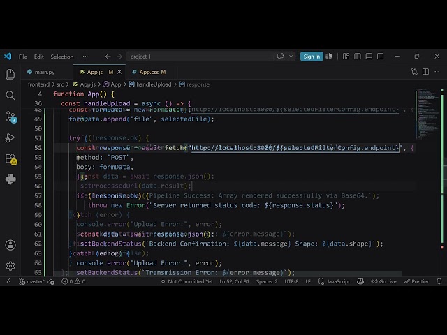 [Part 1] Building the Core Bridge UI - React & Python Matrix Filters