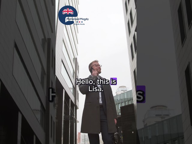 Where is Lisa? #EnglishHacks #Listeninghacks #Listeningoftheday #ListeningMadeEasy