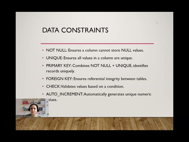 Module 4: Data Definition Language(DDL)