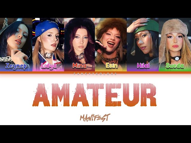 Manifest - Amateur Lyrics (Color Coded Lyrics) 