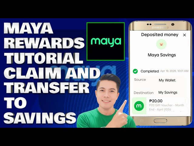 Maya Rewards Tutorial: Claim and Transfer To Your Savings Account