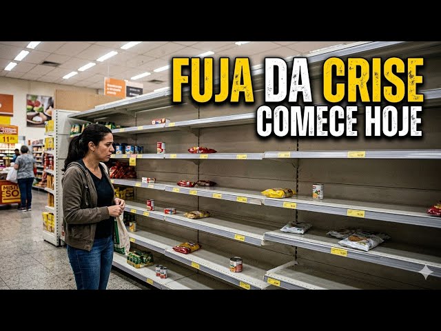 A hora é agora! Estoque de alimentos. Comece do jeito certo!