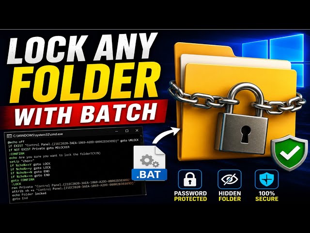 How to Create a Locked Folder Using a Batch Script in Windows