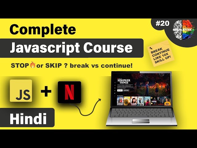 JavaScript break & continue – Control Loops Like a Pro!