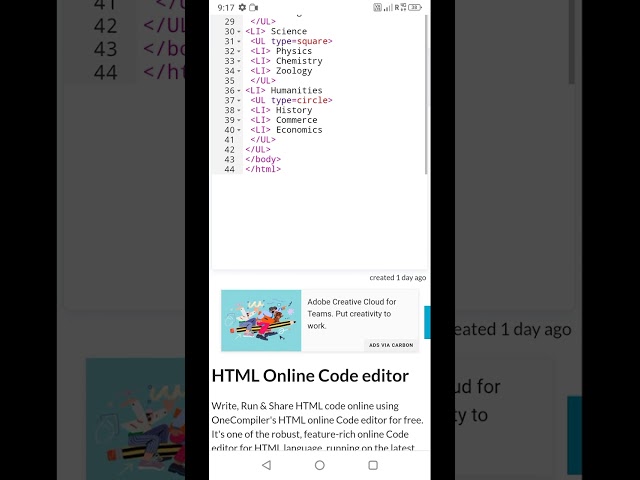 11th computer application practical program 5 NESTED LIST
