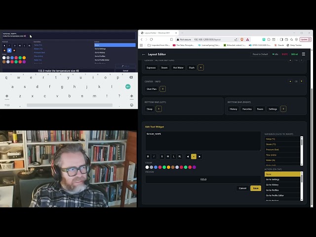 Decenza layout editor and text item tutorial