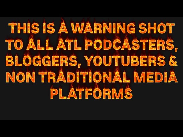 Dawgface Crushes Atlanta’s YouTubers, Podcaster’s Blogger’s 🤬