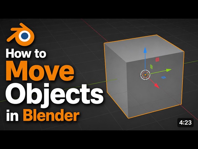 How to Move Objects for Animation in Blender