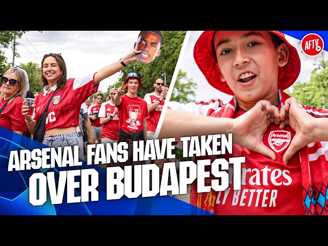 Arsenal Fans Have Taken Over Budapest 🇭🇺🔴