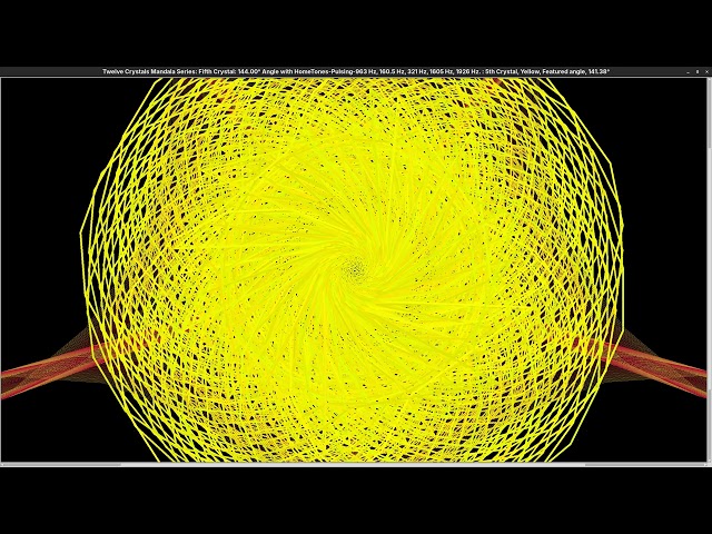 144 Degrees Twelve Crystals Series: Fifth Crystal_HomeTones-963 Hz, 160 Hz, 321 Hz, 1605 Hz, 1926 Hz