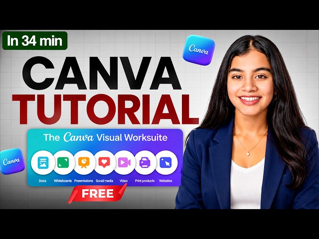 Canva Full Course for Beginners 2026 (Complete Step-by-Step Tutorial)
