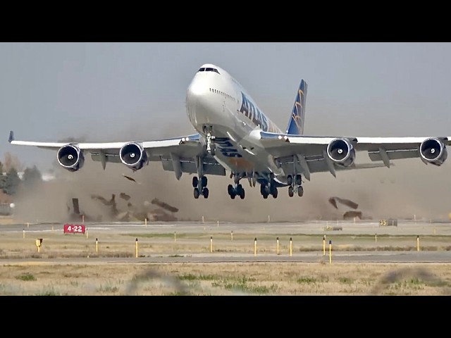 747 Tears Up The Runway
