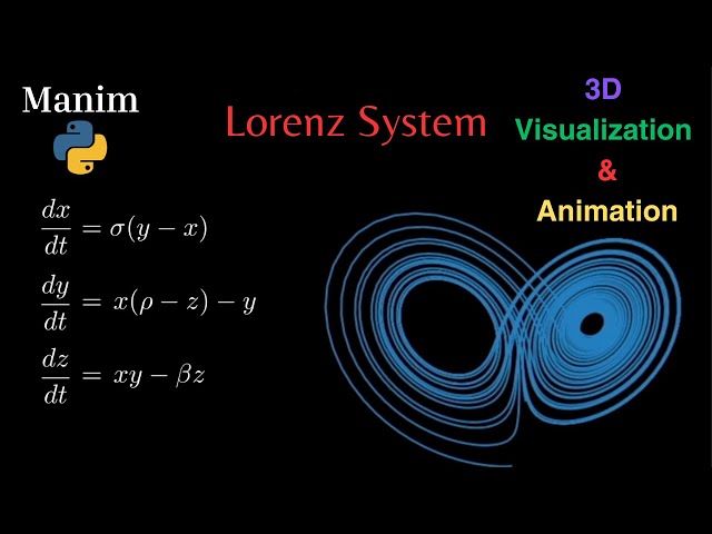 Lorenz Attractor - System of Differential Equations || Python/Manim