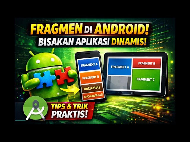 ⚡ Belajar Fragment Android dalam 5 Menit (Auto Paham!)