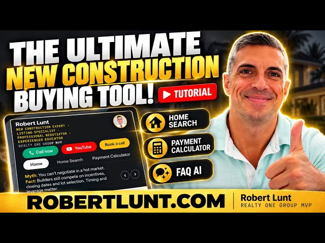 Ultimate AI New Construction Buying Tool! | RobertLunt.com Tutorial