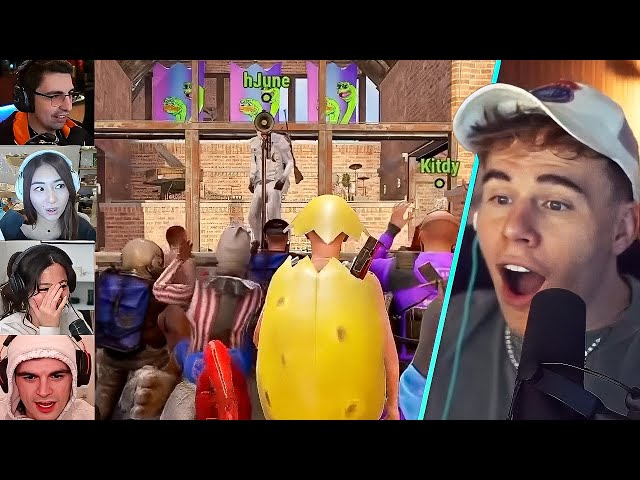 EVERYONE Reacts to HJune Singing in Rust Kingdoms