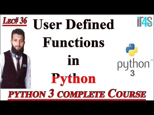 Python Tutorial in Urdu | Hindi | User Defined Functions in Python | How to make functions in python