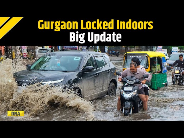 Gurugram Rain News: WFH Advisory After Roads Flood, Traffic Crawls | Gurgaon WFH Update