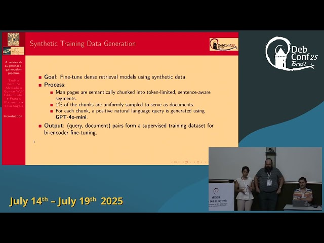 A retrieval-augmented-generation pipeline to help users query system-provided documentation