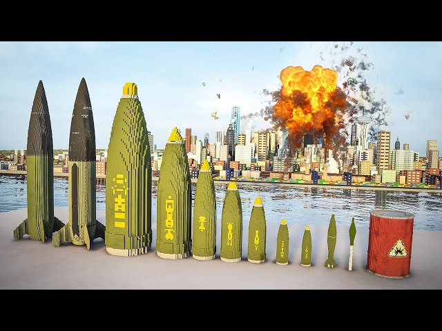 Small to Massive Bombs – Micro City Destruction Test (Teardown)