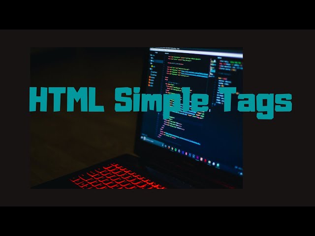 HTML tags and learn how to design simple web page. Beggenar must know this.