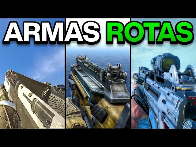 Las ARMAS mas ROTAS de la HISTORIA de CALL OF DUTY TOP 10