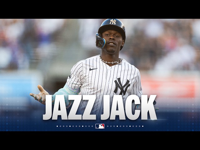 Jazz Chisholm Jr. homers (He's still wearing Giancarlo Stanton's pants 🤭) | MLB Highlights