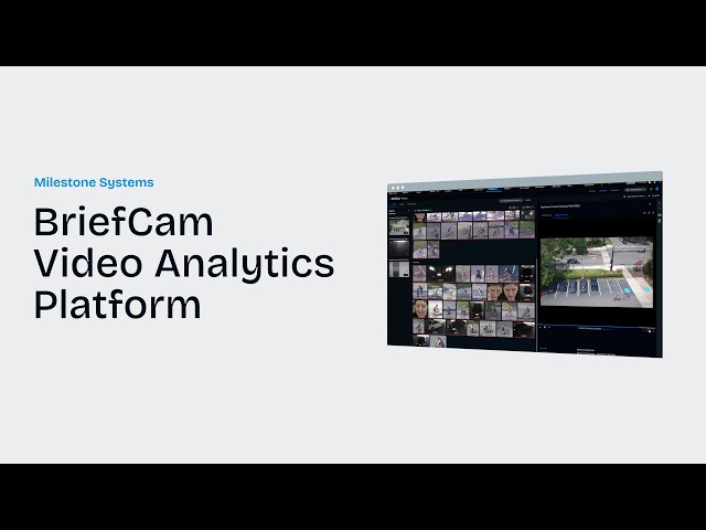 Milestone BriefCam Product Tour