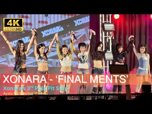 Xonara - ‘Final Ments + Messages’ at XONARA’s 3rd Pula Pit Stop