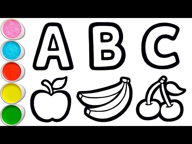 abcd learn ABCD color and words abcd #study @STUDYWITHFUN
