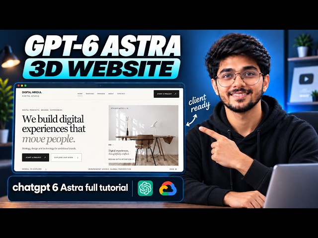 Build $10000 Website using GPT 6 ASTRA | No code