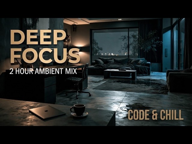 Deep Focus Music For Minimal Deep Work And Productivity Study Focus ~ Quiet Ambience Flow State