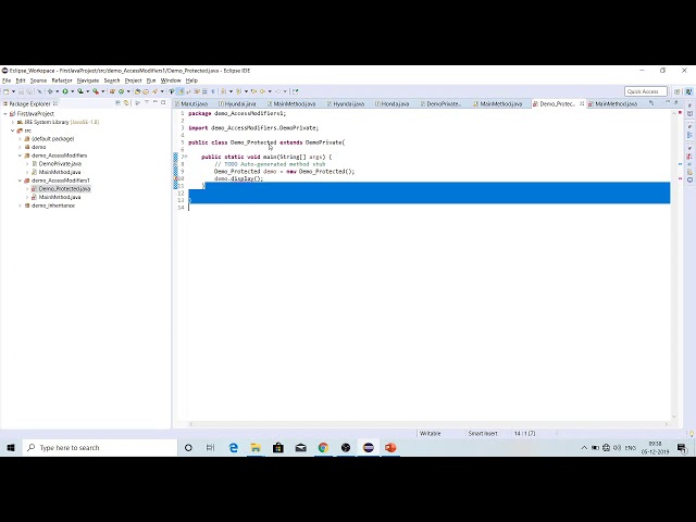 Access Modifiers in Java - Java Basics
