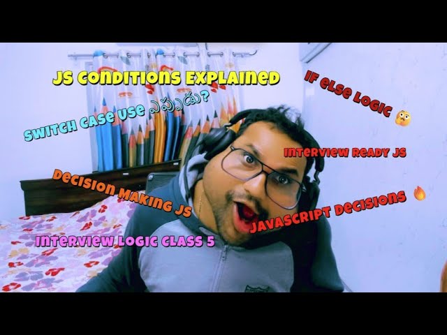 JavaScript Conditional Statements | if else & switch #javascript #easytoupgrade | CLASS 5