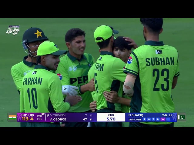 Ahmed Hussain takes a blinder! | India U19 vs Pakistan U19 | DP World Men's U19 Asia Cup 2025