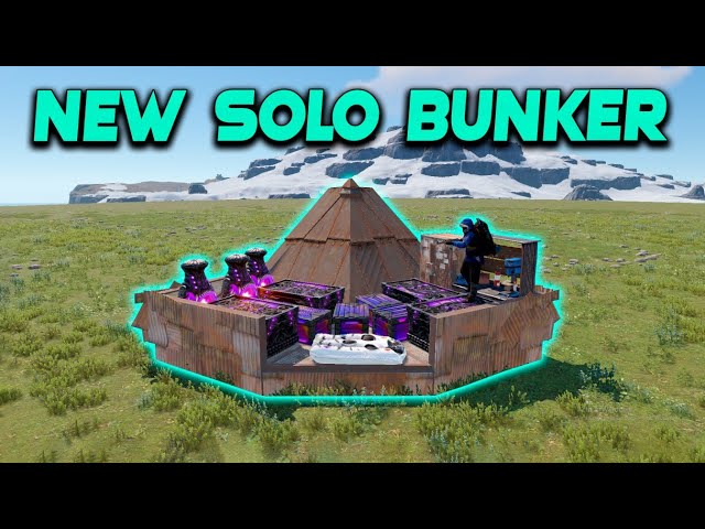 NEW SOLO BUNKER | Rust Building Tutorial 2024
