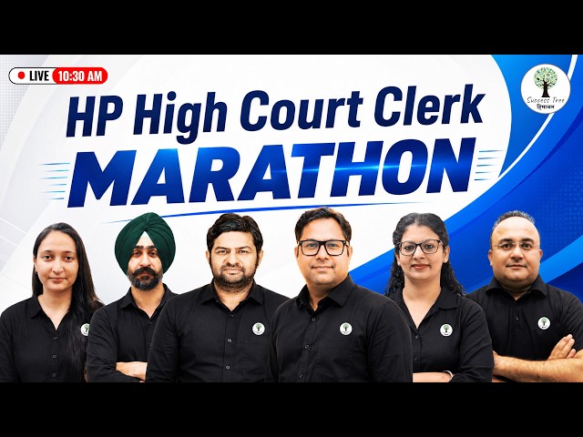 HP High Court Clerk 2026 | Marathon Session | Success Tree Himachal