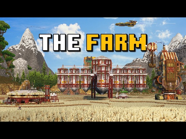 I Built Minecrafts BIGGEST Wheat Farm on my Forever World