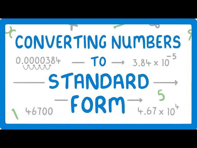 How to Convert Number into Standard Form (Part 2/4) (2026/27 exams)