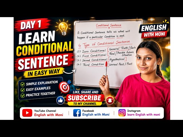 Conditional sentence | Spoken English | #english #englishspeaking 