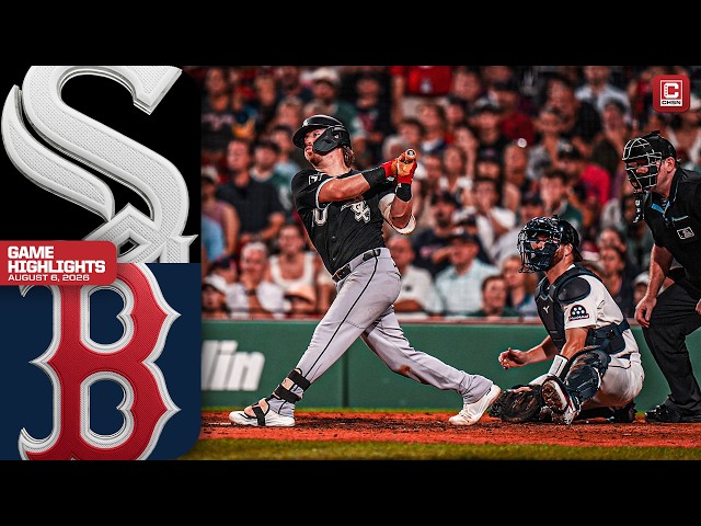 Chicago White Sox vs Boston Red Sox (8/6/26) | Game Highlights | CHSN White Sox