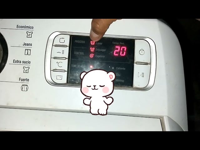How to use a Daewoo 16 kg washing machine in manual mode