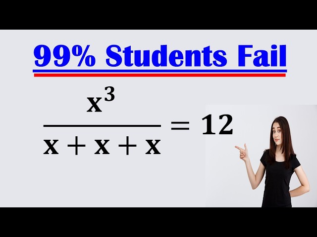 Solving a 'Harvard' University entrance exam | Find x?