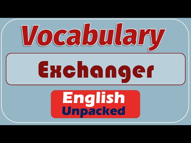 Exchanger