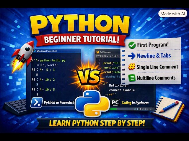 Python Coding Tutorial for Absolute Beginners